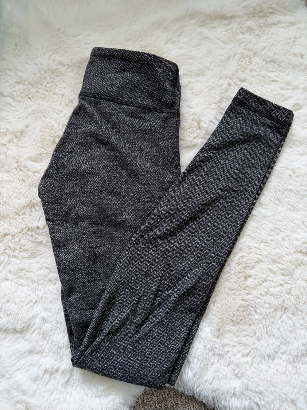 lululemon athletica Heathered Charcoal Gray Leggings 4